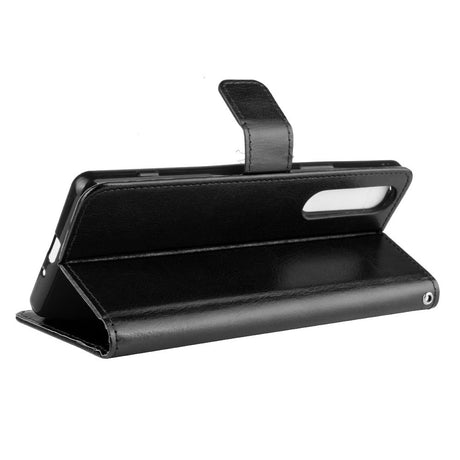 EIDERWOOD Sony Xperia 5 II Læder Cover m. Pung & Strop - Sort