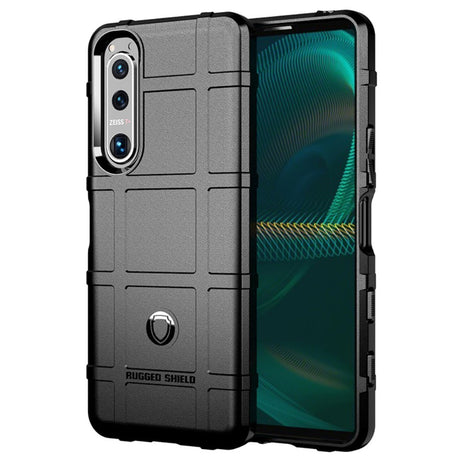 EIDERWOOD Sony Xperia 5 III Rugged Shield Series Håndværker Cover - Sort