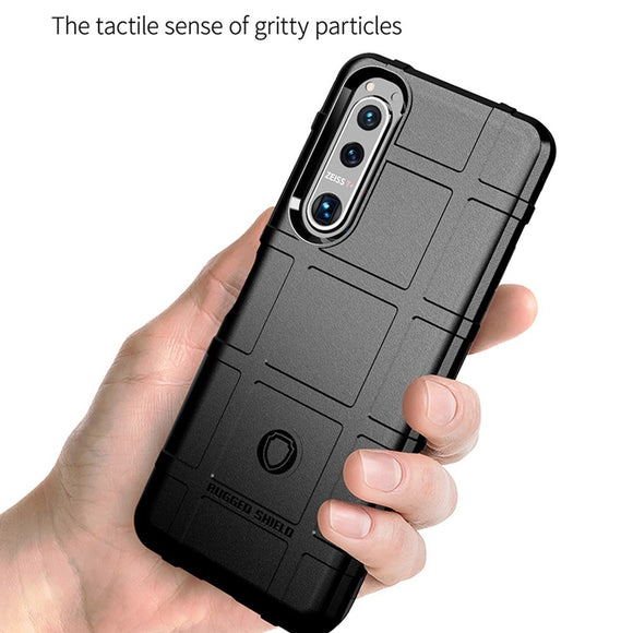 EIDERWOOD Sony Xperia 5 III Rugged Shield Series Håndværker Cover - Sort