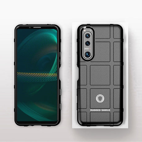 EIDERWOOD Sony Xperia 5 III Rugged Shield Series Håndværker Cover - Sort