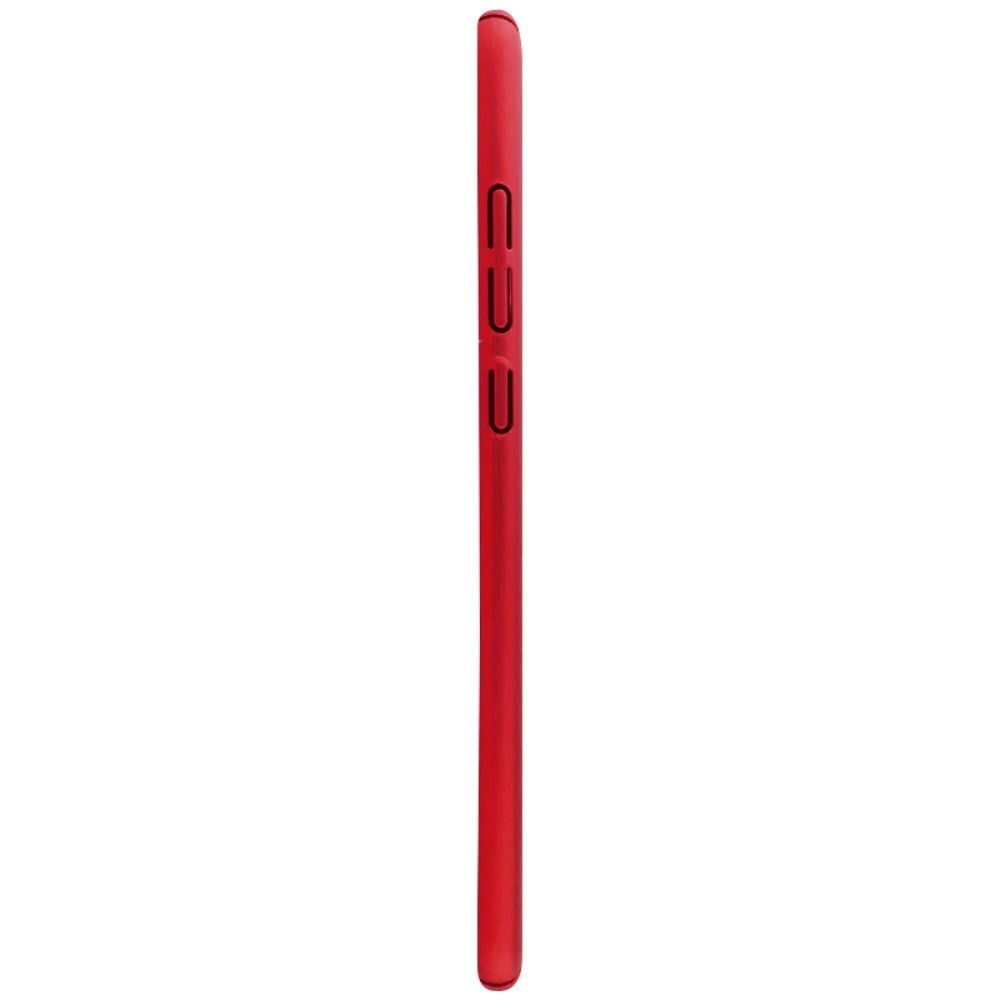 Huawei Mate 20 X IMAK Plastik Cover + Beskyttelsesfilm Rød