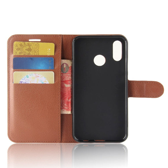 Huawei P30 Lite Soft Pouch Cover m. Pung Brun