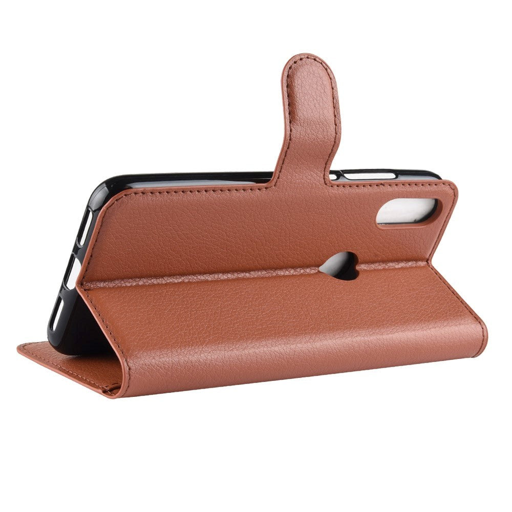 Huawei P30 Lite Soft Pouch Cover m. Pung Brun