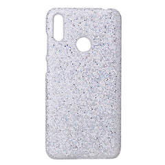 Huawei Y6 / Y6s (2019) Glitrende Pailetter Læder Cover Sølv