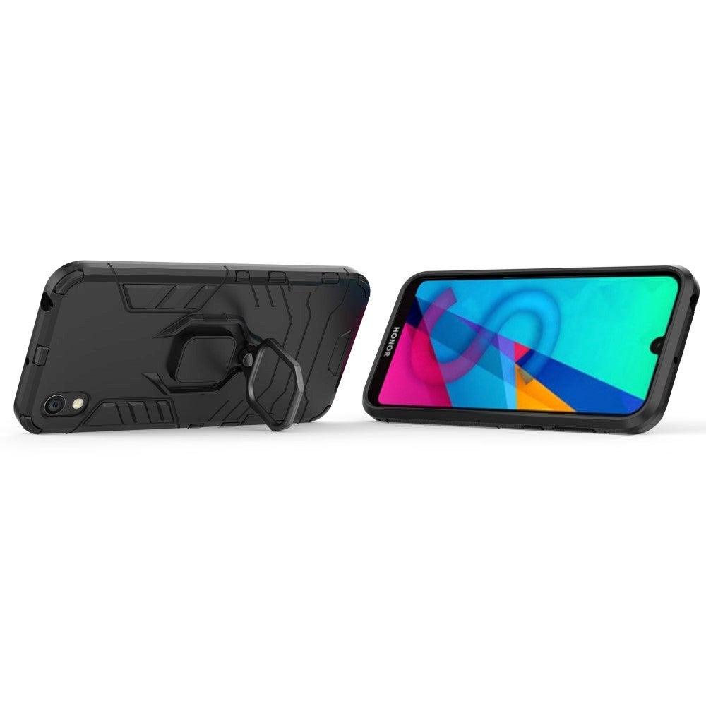 Huawei Y5 (2019) Håndværkercover m. Magnetisk Kickstand Sort