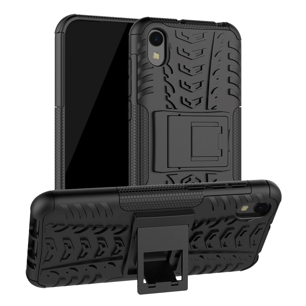 Huawei Y5 (2019) Håndværker Cover m. Stand - Sort