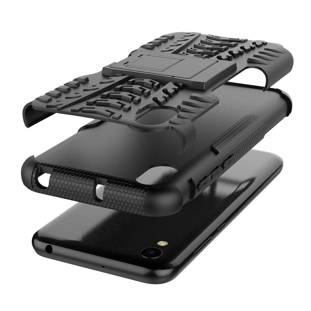 Huawei Y5 (2019) Håndværker Cover m. Stand - Sort