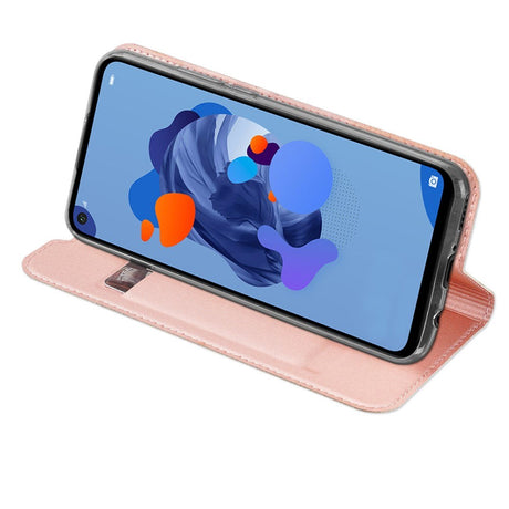 Huawei Mate 30 Lite DUX DUCIS Skin Pro Series Thin Wallet Rose Gold