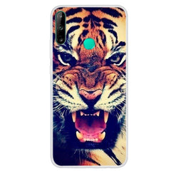 Huawei P40 Lite E Fleksibelt Plastik Cover - Tiger