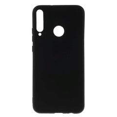 Huawei P40 Lite E Fleksibelt Mat Plastik Cover - Sort