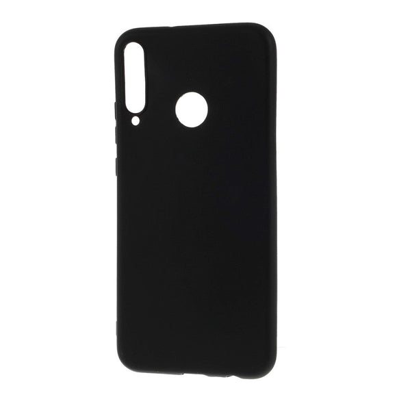 Huawei P40 Lite E Fleksibelt Mat Plastik Cover - Sort