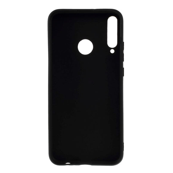 Huawei P40 Lite E Fleksibelt Mat Plastik Cover - Sort