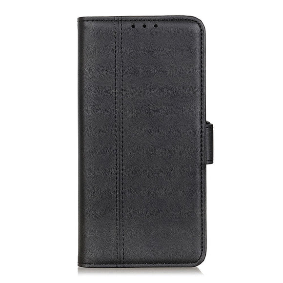 Huawei Y5p Retro Læder Cover m. Pung - Sort