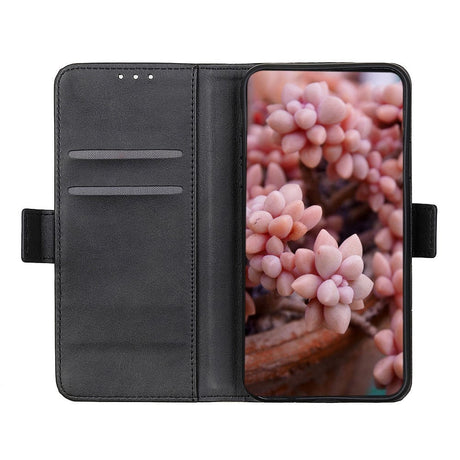 Huawei Y5p Retro Læder Cover m. Pung - Sort
