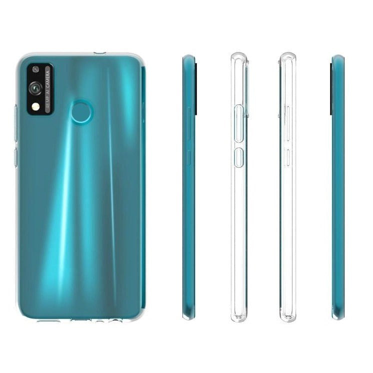 Huawei Honor 9X Lite Fleksibelt Plastik Cover Gennemsigtig