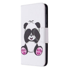 Huawei Y5p Riflet Læder Cover m. Pung - Baby Panda