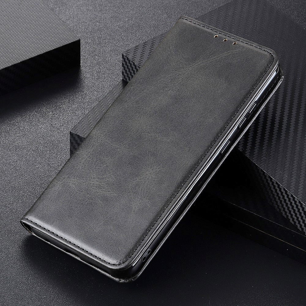 Huawei P Smart (2021) Moderne  Læder Cover m. Pung - Sort