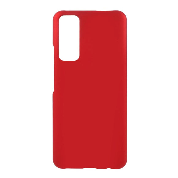 Huawei P smart (2021) Plastik Cover m. Mat Bagside - Rød