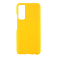 Huawei P smart (2021) Plastik Cover m. Mat Bagside - Gul