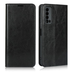 Huawei P Smart (2021) Neutralt Læder Cover m. Pung - Sort