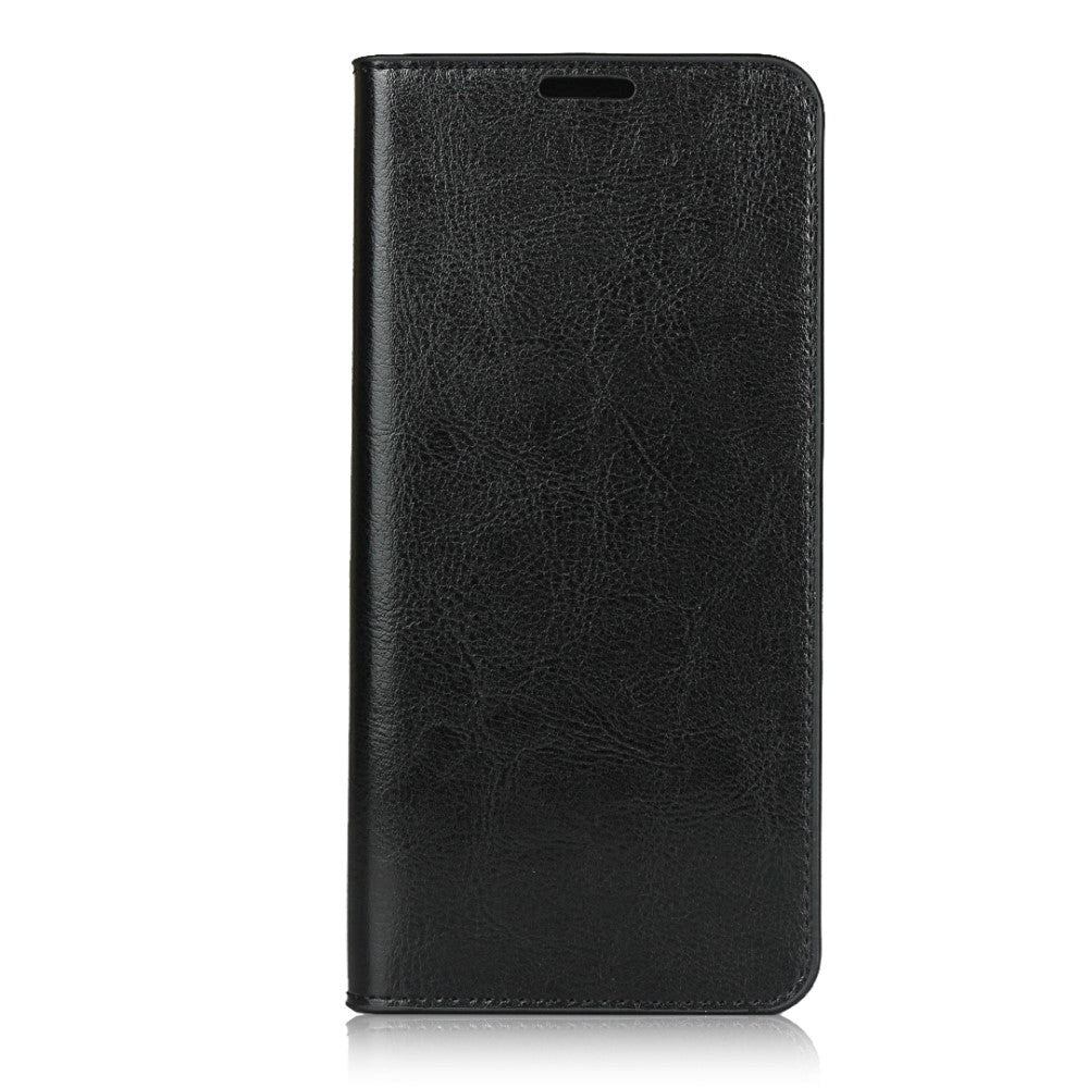 Huawei P Smart (2021) Neutralt Læder Cover m. Pung - Sort