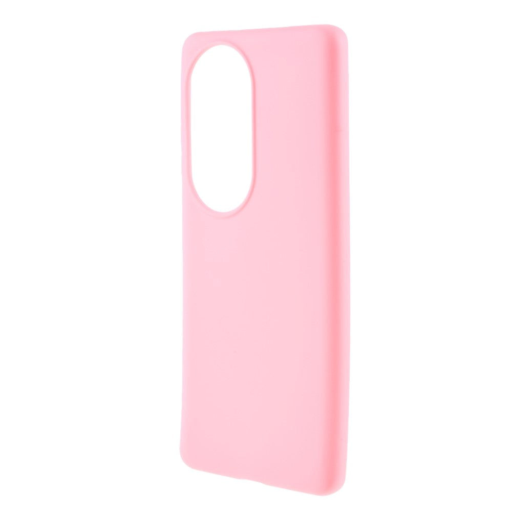 Huawei P50 Pro Fleksibelt Mat Plastik Cover - Lyserød