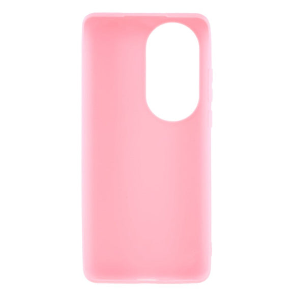 Huawei P50 Pro Fleksibelt Mat Plastik Cover - Lyserød