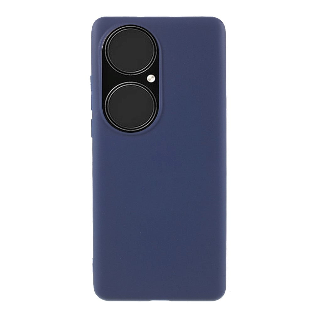 Huawei P50 Pro Fleksibelt Mat Plastik Cover - Blå