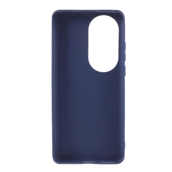 Huawei P50 Pro Fleksibelt Mat Plastik Cover - Blå