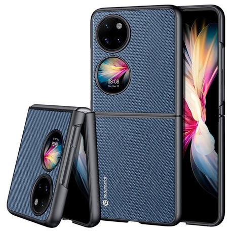 Huawei P50 Pocket Dux Ducis FINO Series Nylon Bagside Cover - Blå