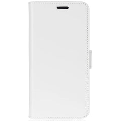 Motorola Moto E6 Plus Neutralt Læder Cover m. Pung Hvid