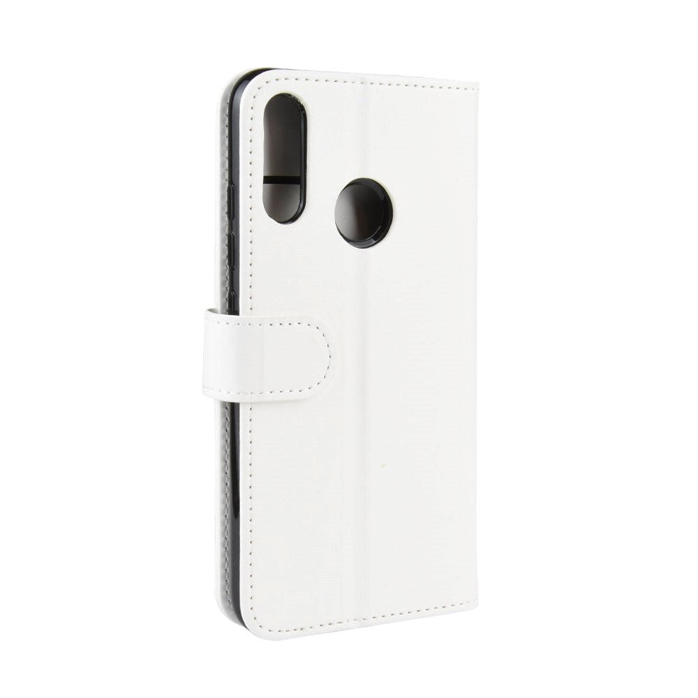 Motorola Moto E6 Plus Neutralt Læder Cover m. Pung Hvid