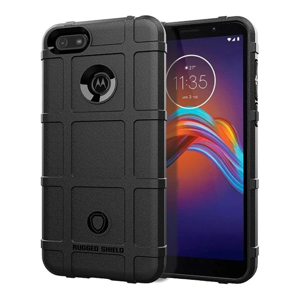 Motorola Moto E6 Play Rugged Shield Cover - Sort