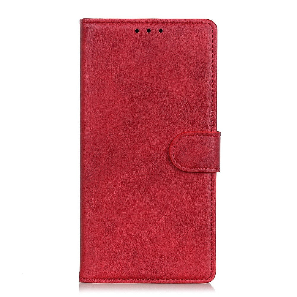 Motorola Moto G Pro Kunstlæder Cover m. Pung - Rød