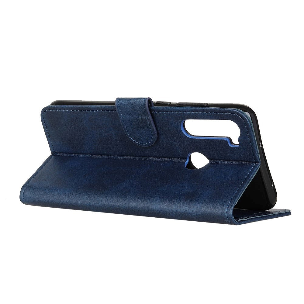Motorola Moto G Pro Kunstlæder Cover m. Pung - Blå