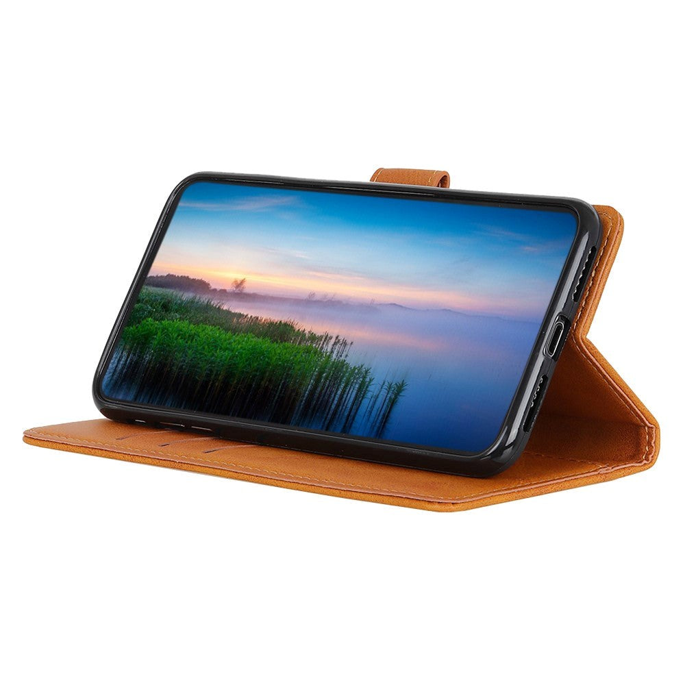 Motorola Moto G Pro Kunstlæder Cover m. Pung - Brun