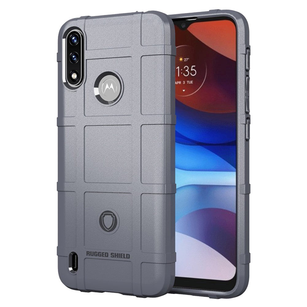 Motorola Moto E7 Power / E7i Power Rugged Shield Cover - Grå