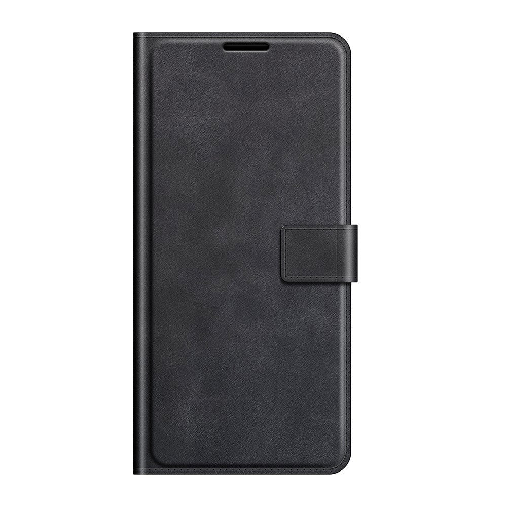 Motorola Moto G50 Læder Cover m. Ståfunktion & Kortholder - Sort