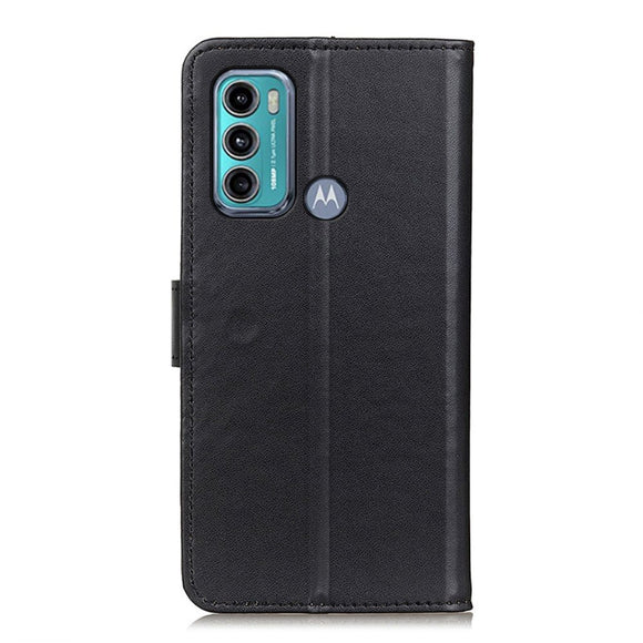 Motorola Moto G60 Læder Cover m. Pung - Sort