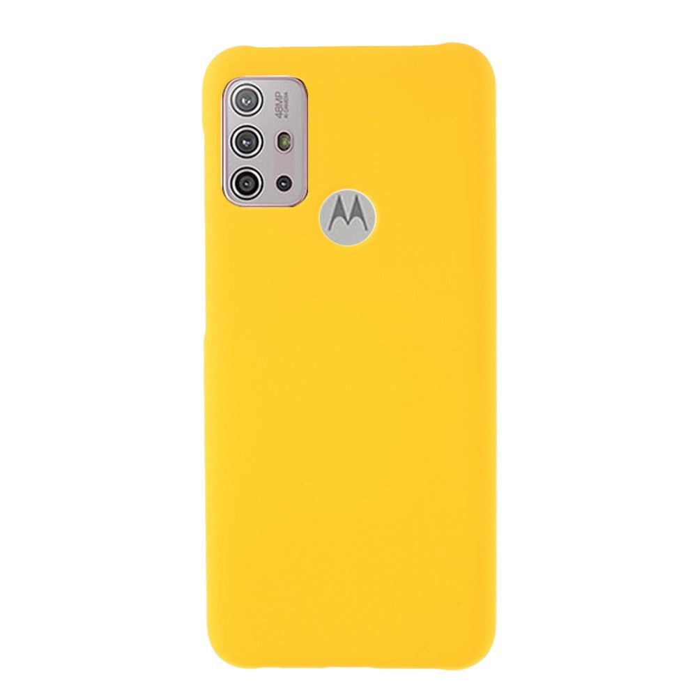 EIDERWOOD Motorola Moto G10 / G20 / G30 Hårdt Plastik Cover - Mat Overflade - Gul