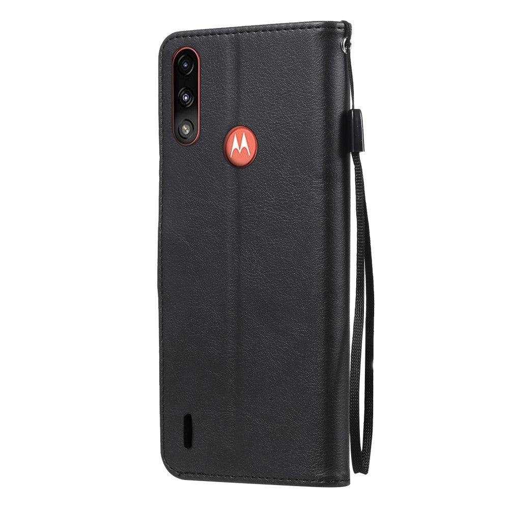 Motorola Moto E7 Power / E7i Power Flip Cover m. Pung - Sort
