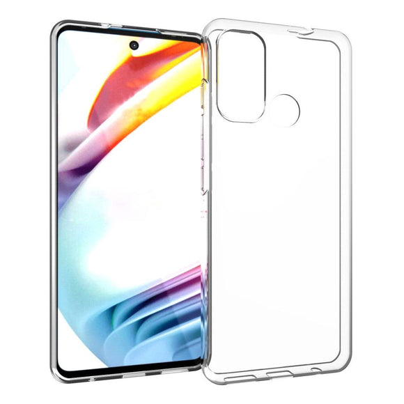 Motorola Moto G60 Fleksibelt Bagside Cover - Gennemsigtig
