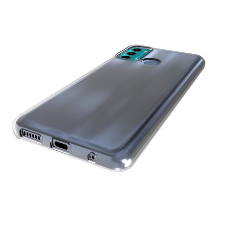 Motorola Moto G60 Fleksibelt Bagside Cover - Gennemsigtig