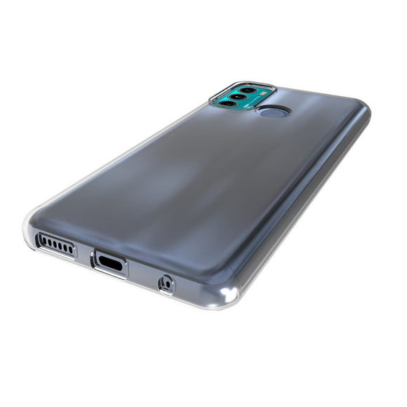 Motorola Moto G60 Fleksibelt Bagside Cover - Gennemsigtig