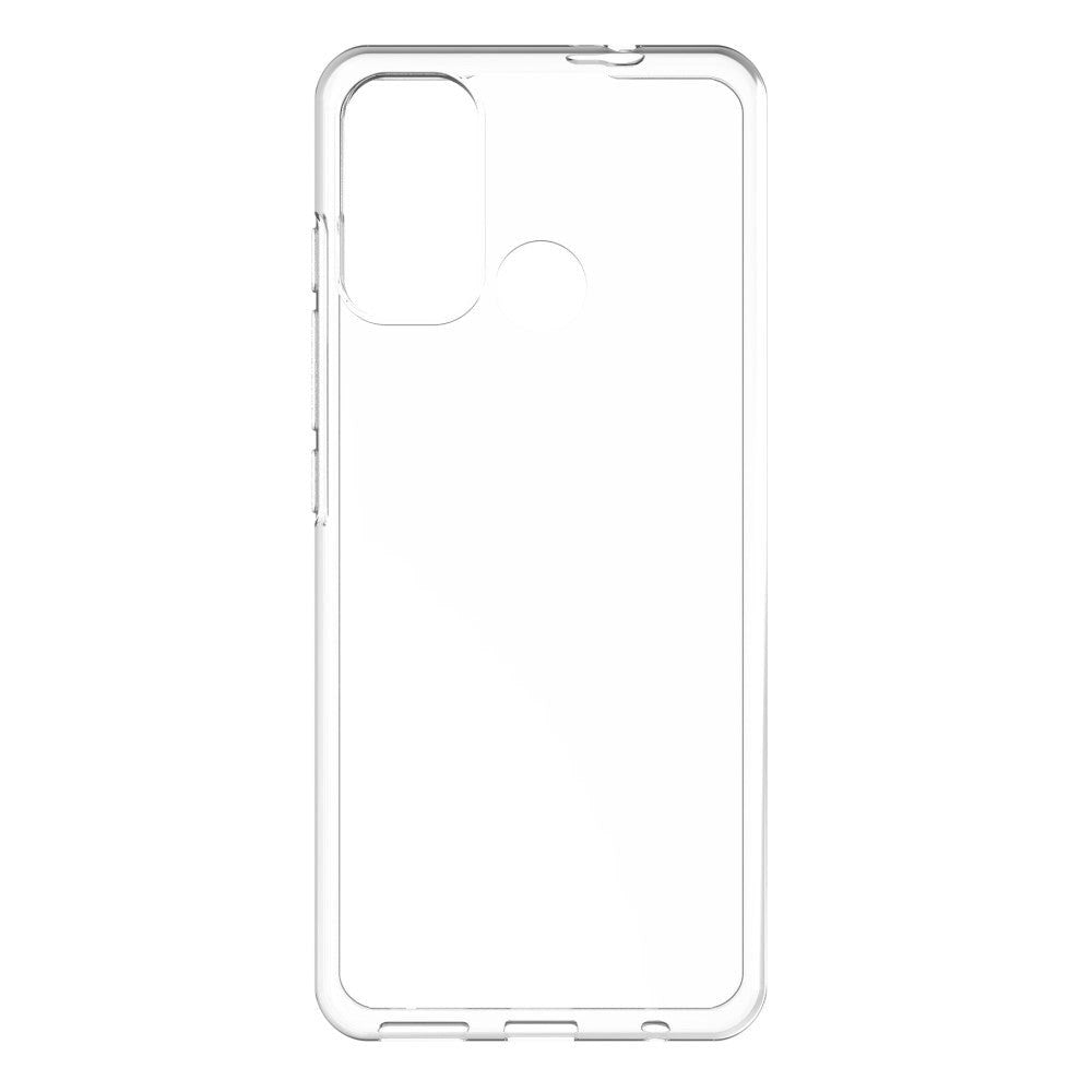 Motorola Moto G60 Fleksibelt Bagside Cover - Gennemsigtig