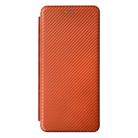 Motorola Moto G60s Carbon Fiber Fleksibelt Plastik Cover - Brun