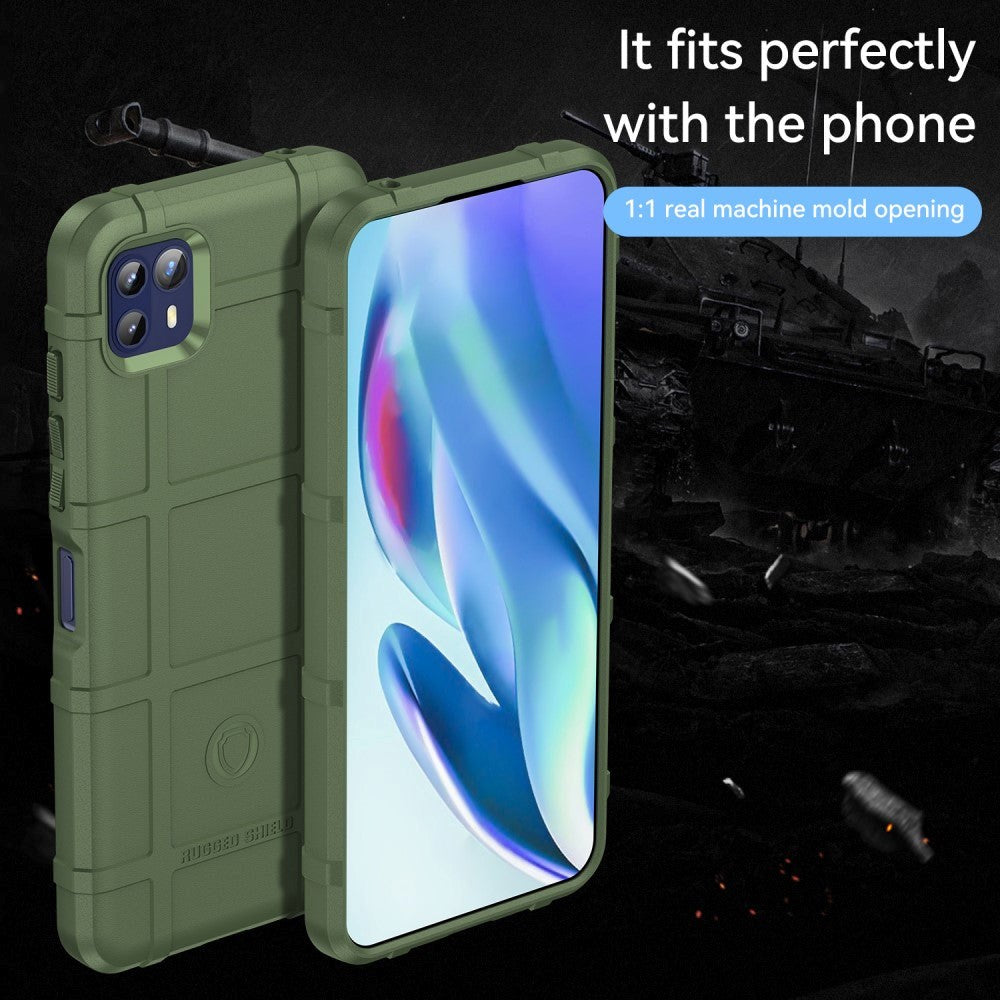Motorola Moto G50 Rugged Shield Series Håndværker Cover - Grøn