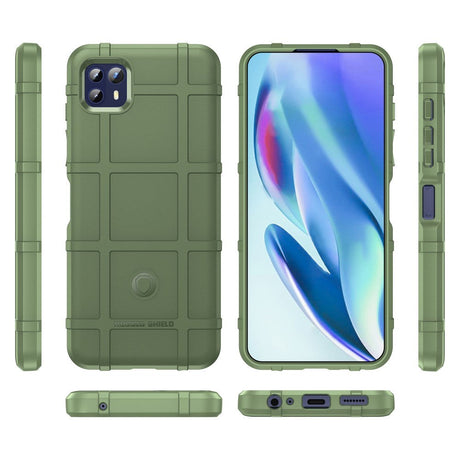 Motorola Moto G50 Rugged Shield Series Håndværker Cover - Grøn