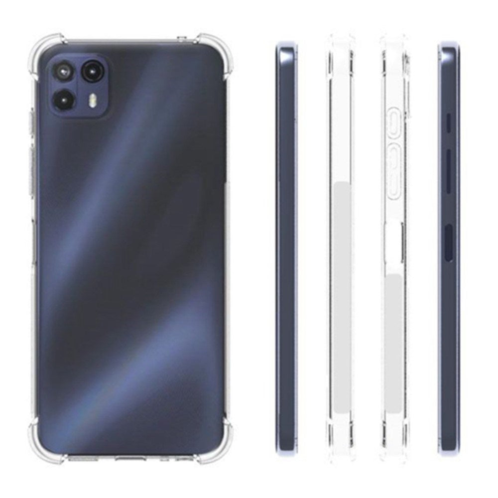 EIDERWOOD Motorola Moto G50 Plastik Cover m. Stødabsorberende Hjørner - Gennemsigtig