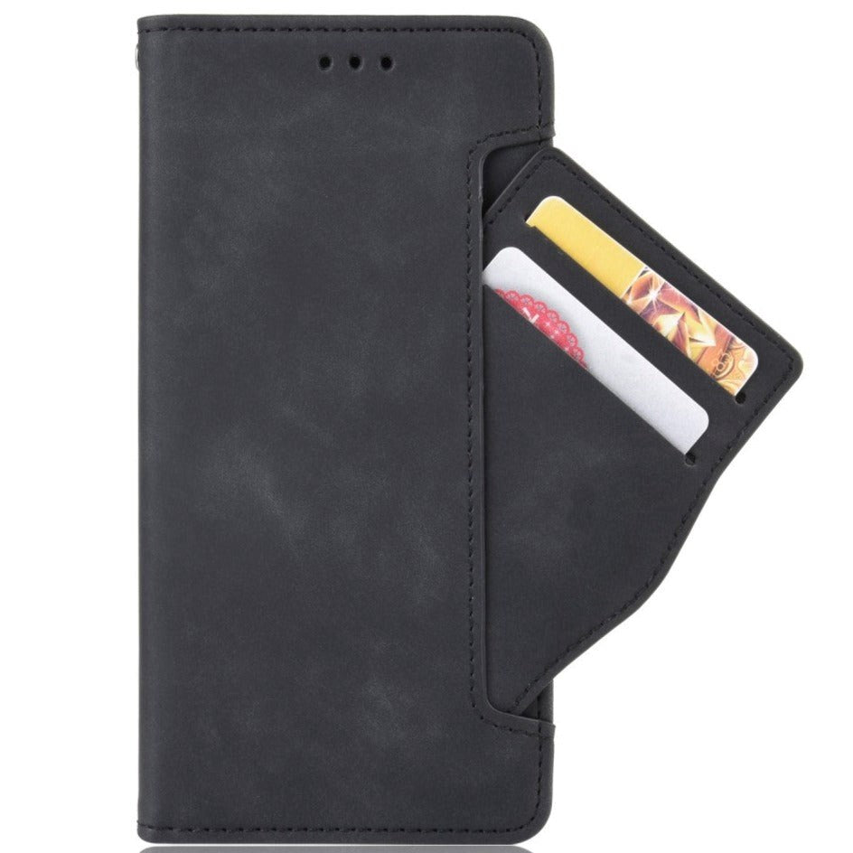 Motorola Moto G Stylus (2022) Blødt Læder Cover m. Pung - Sort